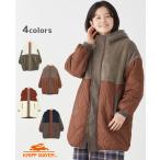 KRIFF MAYER クリフメイヤー ジャケット キルト ボア 切替 レディース 中綿 キルティング オーバーサイズ ビッグシルエット キャンプ 秋 冬 コーデ 2225116L