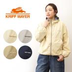 KRIFF MAYER クリフメイヤー ひっくり ライト ジャケット レディース リバーシブル 2WAY アウター パーカー フード 薄手 ワンポイント W2434402