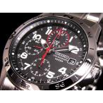 【SEIKOセイコー】ミリタリークロノグラフ腕時計SND375P1