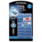 ポスト投函便（Schick シック ハイドロ5 カスタム 5枚刃 本体（刃付き）+替刃16コ）ひげそり カミソリ 顔 ハイドレート スキンガード付