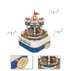 Yahoo! Yahoo!ショッピング(ヤフー ショッピング)ブロック おもちゃ オルゴール メリーゴーランド 誕生日プレゼント 子供 おもちゃ 動く 知育玩具 男の子 女の子 小学生 工作キット