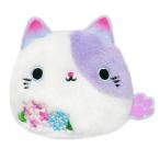 ねこだんご 花 6月 あじさい みけ ぬいぐるみ 猫 ねこ お手玉 マスコット ネコ 誕生日プレゼント 子供 おもちゃ 女の子 小学生