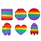 Yahoo! Yahoo!ショッピング(ヤフー ショッピング)プッシュポップバブル 6種セット スクイーズ 知育玩具 誕生日プレゼント 子供 クリスマスプレゼント 子供 おもちゃ 2歳 3歳 4歳 5歳 6歳 男の子 女の子 小学生