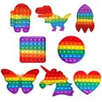 Yahoo! Yahoo!ショッピング(ヤフー ショッピング)プッシュポップバブル 8種セット スクイーズ 知育玩具 誕生日プレゼント 子供 クリスマスプレゼント 子供 おもちゃ 2歳 3歳 4歳 5歳 6歳 男の子 女の子 小学生