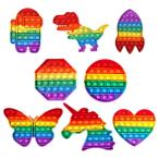 Yahoo! Yahoo!ショッピング(ヤフー ショッピング)プッシュポップバブル 8種セット スクイーズ 知育玩具 誕生日プレゼント 子供 クリスマスプレゼント 子供 おもちゃ 2歳 3歳 4歳 5歳 6歳 男の子 女の子 小学生