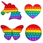Yahoo! Yahoo!ショッピング(ヤフー ショッピング)プッシュポップバブル 4種セット スクイーズ 知育玩具 誕生日プレゼント 子供 おもちゃ 2歳 3歳 4歳 5歳 6歳 男の子 女の子 小学生
