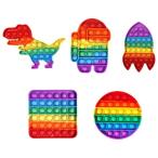 Yahoo! Yahoo!ショッピング(ヤフー ショッピング)プッシュポップバブル 5種セット スクイーズ 知育玩具 誕生日プレゼント 子供 クリスマスプレゼント 子供 おもちゃ 2歳 3歳 4歳 5歳 6歳 男の子 女の子 小学生