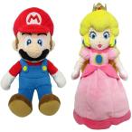 ぬいぐるみ 2種セット マリオ ピーチ Sサイズ スーパーマリオ グッズ 誕生日プレゼント 子供 おもちゃ 男の子 女の子 小学生