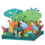 Yahoo! Yahoo!ショッピング(ヤフー ショッピング)PUSUPUSU ジャングル ペーパークラフト 誕生日プレゼント 子供 おもちゃ 男の子 女の子 小学生 工作キット 子供 安い 小学校