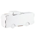 Yahoo! Yahoo!ショッピング(ヤフー ショッピング)ハコモ hacomo ぺったん バス ペーパークラフト 誕生日プレゼント 子供 おもちゃ 小学生 工作キット 子供 安い 小学校