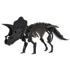 Yahoo! Yahoo!ショッピング(ヤフー ショッピング)ハコモ hacomo 恐竜 トリケラトプス BLACK ペーパークラフト 誕生日プレゼント 子供 おもちゃ 小学生 工作キット 子供 安い 小学校