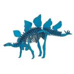 ハコモ hacomo 恐竜 ステゴサウルス BLUE ペーパークラフト 誕生日プレゼント 子供 おもちゃ 小学生 工作キット 子供 安い 小学校