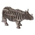 ハコモ hacomo New GRID サイ グレー ペーパークラフト 誕生日プレゼント 子供 おもちゃ 小学生 工作キット 子供 安い 小学校