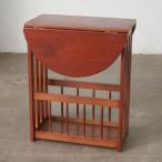  Британия Vintage Drop leaf боковой стол подставка для журналов повышение тип журнал inserting журнал подставка овальный из дерева Англия 100123