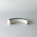 Poole Pottery бассейн pota Lee Twintone цветок основа Curved Half Moon ваза для цветов произведение искусства украшение бардачок twin цветный керамика 100659