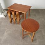  редкость POUL HUNDEVAD Vintage ne -тактный стол щеки Novy Domov 1960's Северная Европа Дания боковой стол кофе стол 88487