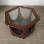  редкость G-PLAN Hexagonal шести- gonaru стол Британия Vintage центральный стол кофе стол боковой стол ji- план 88494