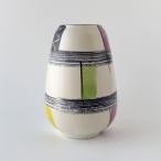  запад Германия German Art Pottery Британия Vintage Fatlava цветок основа керамика ваза произведение искусства искусство pota Lee красочный 93275
