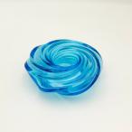 Murano Murano свеча держатель . наматывать aqua blue Британия Vintage искусство стекло смешанные товары стекло свеча 97425