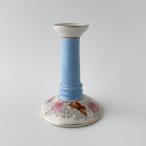  Британия Vintage свеча подставка свеча цветок бабочка . смешанные товары керамика свеча держатель бледно-голубой произведение искусства retro 99587