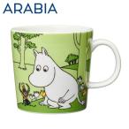 ショッピングムーミン ARABIA アラビア Moomin ムーミン マグ ムーミン グラスグリーン 300ml Moomintroll grass-green マグカップ