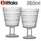 ショッピングイッタラ iittala イッタラ Kastehelmi カステヘルミ ユニバーサルグラス 260ml クリア 2個セット