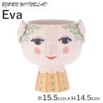 ショッピング置物 Bjorn Wiinblad ビヨン・ヴィンブラッド Eva エヴァ フラワーポット 14.5cm ライトグリーン 置き物 置物 花瓶 花器 北欧雑貨