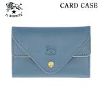 ショッピングイルビゾンテ IL BISONTE イルビゾンテ CARD CASE カードケース BLUE DENIM ブルーデニム BL312 SCC039 PV0001