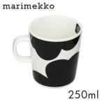 『並行輸入品』Marimekko マリメッコ Unikko ウニッコ マグ マグカップ 250ml ホワイト×ブラック コップ カップ 食器