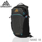 『並行輸入品』GREGORY グレゴリー バックパック NANO ナノ 18 18L テクノブラック 1114989969 リュックサック リュック バッグ『送料無料（一部地域除く）』
