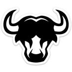 /メール便可/ Yak Gear (ヤックギア) 公式オフィシャル New ロゴステッカー（ブラック） カヤック 艤装 パーツ
