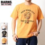 BARNS OUTFITTERS バーンズアウトフィッターズ Tシャツ ニューヨーク ビッグアップル 半袖 プリント メンズ ブランド 日本製 アメカジ (27-br24245)