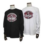 クリームソーダ CS シン・ドクロRED L/S Tシャツ ブラック/ホワイト CREAM SODA