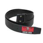  крем soda CS ремень BLACK( пряжка нет ) CREAM SODA