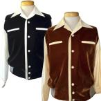 グッドロッキン　長袖別珍パネルオープンカ