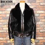 HOUSTON ヒューストン MOUTON GRIZZLY JACKET グリズリージャケット 熊ジャン BLACK 　8234