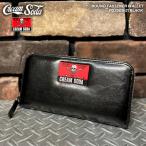 CREAM SODA クリームソーダ  ROUND FASTENER WALLET ラウンドファスナーウォレット BLACK　 PD25GS-21BLACK