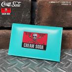 CREAM SODA クリームソーダ  CS無地パスケースMINTBLUE PD23GS-15