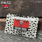 CREAM SODA крем soda CS чехол для пропуска леопардовая расцветка WHITE PD26GS-09WHITE контри-рок блокировка n roll черный Cat's tsu