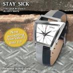 STAY SICK/ステイシック   Wristwatch  リストウォッチ   SILVER×WHITE