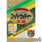 ショッピング猫 常陸化工 スーパーウッディー 大粒 猫用 6L×6入