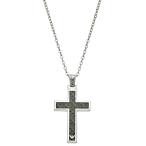 エンポリオアルマーニ EMPORIO ARMANI EGS1705040 イーグルロゴ クロス リバーシブル ネックレス