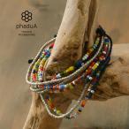 phaduA(pa*dua) 2 полосный воск код Africa n бисер ножной браслет / стекло / Curren серебряный / пара / женский мужской 
