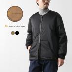 RE MADE IN TOKYO JAPAN（アールイー） シンダウン ウィンター ブルゾン / メンズ ノーカラー インナーダウン
