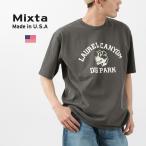 ショッピングミク MIXTA（ミクスタ） ベーシッククループリントＴシャツ（ドッグパーク） / メンズ / 半袖 / アメリカ製