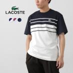 ショッピングラコステ LACOSTE（ラコステ） ボーダー Tシャツ / トップス メンズ 半袖 綿 コットン フランス製