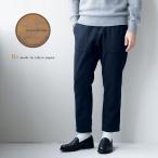 RE MADE IN TOKYO JAPAN(a- Louis -) super 140 шерсть melt n легкий слаксы / мужской низ талия резина 