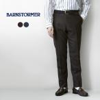 ショッピング細身 BARNSTORMER（バーンストーマー） サキソニーフラノ フラットフロント トラウザー / スラックス パンツ メンズ ノータック 日本製