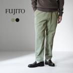 FUJITO(フジト) ヘリンボーンツイル イージーパンツ / テーパード メンズ ボトムス ウエストゴム 日本製 Easy Pants