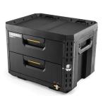 [予約受付品]TOUGHBUILT StackTech 2ドロワーボックス（サイドロック）TB-B1-D-72（2025年12月発送予定）